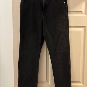 Madewell Women's Black Straight Leg Jeans